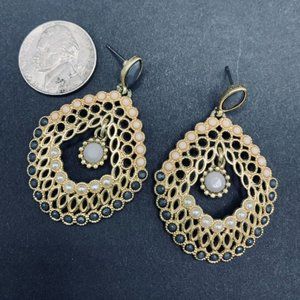 Lia Sophia Gold Tone Earrings